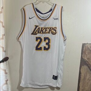 Nike White NBA Swingman Jersey